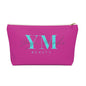 YAYA MINKZ MAKEUP POUCH W T-BOTTOM [HOT PINK]