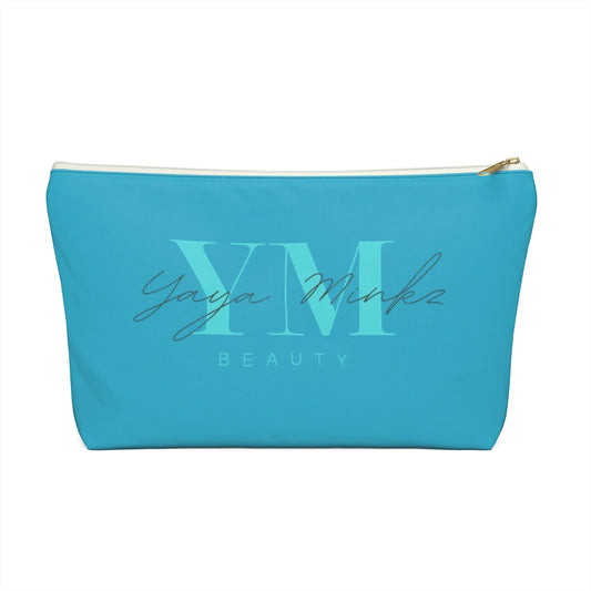 YAYA MINKZ MAKEUP POUCH W T-BOTTOM [TEAL]