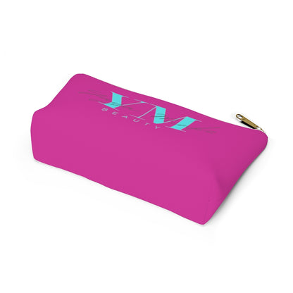 YAYA MINKZ MAKEUP POUCH W T-BOTTOM [HOT PINK]