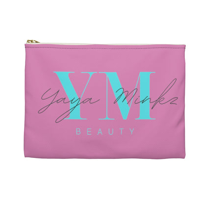 YAYA MINKZ FLAT MAKEUP POUCH [BLUSH PINK]